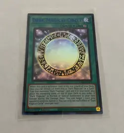 Yu-Gi-Oh! Legendary Duelists Season 3 Dark Magical Circle Ultra Rare Blue Text - Image 1