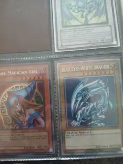 Konami Yu-Gi-Oh! Dark Magician Girl, Blue Eyes White Dragon, Stardust Dragon Lot - Image 1