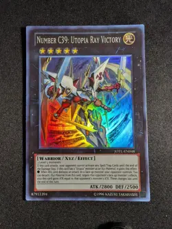 Yugioh - Number C39: Utopia Ray Victory JOTL-EN048 Unlimited Super LP - Image 1