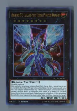 Number 62: Galaxy-Eyes Prime Photon Dragon LDS2-EN053 1st Edition LP - Image 1