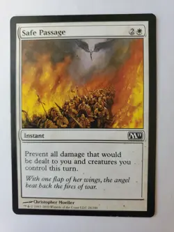 MTG Magic The Gathering Card Safe Passage Instant White M11 - Image 1