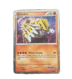 Pokemon Card Carte Groudon SL4 Pokemon Call Of Legends Shiny Holo Rare Vintage - Image 1