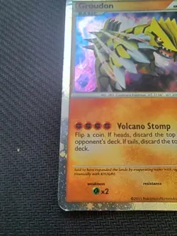 Pokemon Card Carte Groudon SL4 Pokemon Call Of Legends Shiny Holo Rare Vintage - Image 5
