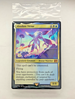 MTG Final Fantasy Absolute Virtue Foil Prerelease Stamped Promo Sealed - Image 1