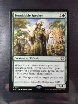 Formidable Speaker Lorwyn Eclipsed MTG Magic The Gathering Regular 176 - Image 1