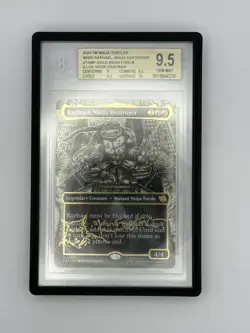 Raphael Ninja Destroyer (Borderless)(Gold-Stamped Signature) TMNT MTG - Image 1
