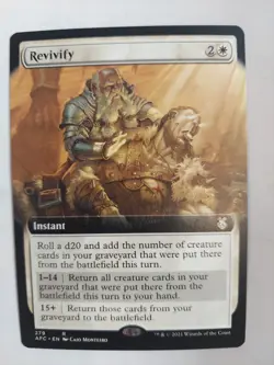 Revivify (Extended Art) Commander: Adventures in the Forgotten Realms Regular - Image 1