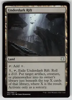 Underdark Rift Normal U Commander: Adventures in the Forgotten Realms 62 NM - Image 1