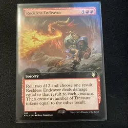 Reckless Endeavor Extended Art Commander Adventures in the Forgotten Realms Reg - Image 1