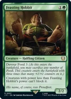 MTG Feasting Hobbit - 37 / English / Near Mint - Image 1