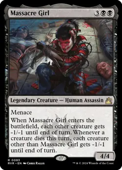 MTG Foil - Massacre Girl - 83 / NM / English - Image 1