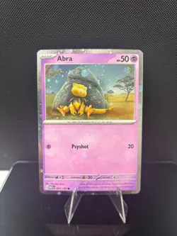 Pokemon 151 Abra 063/165 Cosmos Holo Promo - Image 1