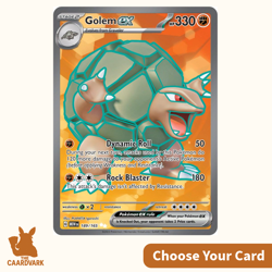 Golem Ex 189/165 Pokemon 151 - Ultra Rare - Holo, Full Art | Pokemon TCG - Image 1