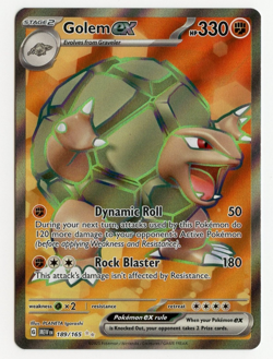 Golem Ex 189/165 Pokemon 151 - Ultra Rare - Holo, Full Art | Pokemon TCG - Image 2