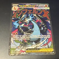 Mega Charizard X EX 023 Full Art Holo Promo Pokemon Card Me: Mega Evolution - Image 2