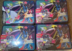 NEW SEALED Pokemon 2025 Fall Mega Collector Chest Tin Box 4X - Image 1