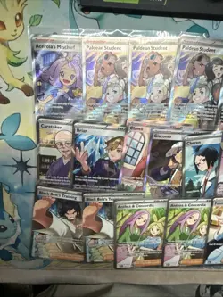 Pokemon 25 Card Full Art Trainer Lot Bulk Jasmine’s Gaze Fennel Judge #2 - Image 2