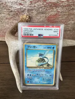 RARE PSA 9 MINT Articuno Japanese Vending Series 2 144 Pokemon Card - Image 1
