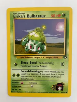 Pokemon TCG Erika's Bulbasaur Gym Challenge Card 39/132 Unlimited NM - Image 1