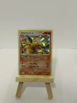 Pokemon TCG Charizard 1/99 Platinum Arceus Cracked Ice Holo Card HP Condition - Image 1