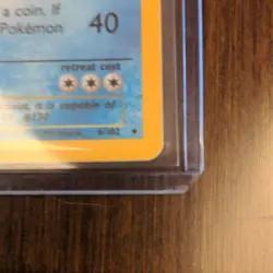 Pokemon TCG Gyarados Base Set Holo Rare 6/102 100 HP English Wizards 1999 - Image 4