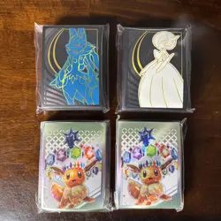Pokemon ETB Deck Sleeves Lot of 4 Packs of 65 (260 Total) NEW - Image 1