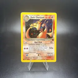 Dark Charizard Team Rocket Holo #4/82 Vintage Pokemon Card WOTC 2000 -g - Image 1
