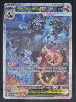 Pokemon Mega Charizard X ex SIR 125/094 Phantasmal Flames English 125/094 - Image 1