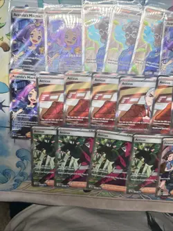 Pokemon 25 Card Full Art Trainer Lot Bulk Amarys Atticus Acerola’s Mischief #1 - Image 3