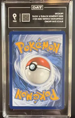 POKEMON PIKACHU 214 SCARLET & VIOLET PROMO REGULAR BASIC HP 60 TAG 9 - Image 2