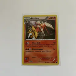 Blaziken 17/108 2012 Pokemon TCG Black White Dark Explorers Reverse Holo Rare MP - Image 1