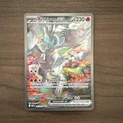 Pokemon Reshiram EX SIR Special Illustration Rare 166/086 White Flare - Image 1