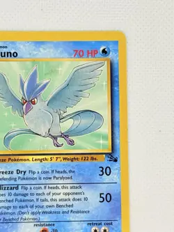 Articuno 17/62 - Fossil Unlimited Non-Holo Rare WOTC Pokemon TCG - Image 3