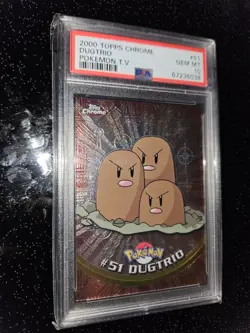Pokemon Dugtrio PSA 10 Topps Chrome - Image 4