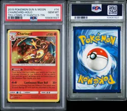 Charizard 14/181 POKEMON 2019 SUN & MOON TEAM UP PROMO HOLO COMOS KANTO PSA 10 - Image 3