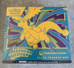 Ascended Heroes Pokemon Center Exclusive ETB Elite Trainer Box SEALED - Image 1