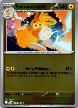 Carte Pokemon Pohmarmotte034/094 Reverse 2025 - Image 1