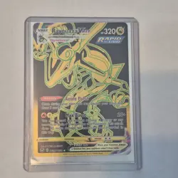 Pokemon Rayquaza VMAX Secret Rare TG29/TG30 Full Art Holo Silver Tempest - Image 1