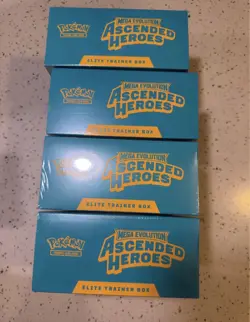 Pokemon TCG Mega Evolution Ascended Heroes ETB Elite Trainer Box Sealed New - Image 3