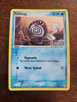 Pokemon Unseen Forces Poliwag #67/115 Common Reverse Holo Card Pokemon TCG - Image 1