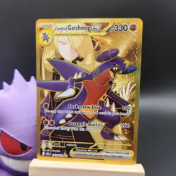 Pokemon TCG Destined Rivals Cynthia's Garchomp EX 241/182 NM - Image 1