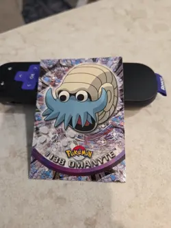 Pokemon Topps #138 Omanyte Non-Holo Vintage Trading Card - Image 1