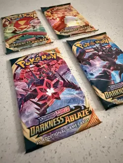 Pokemon Darkness Ablaze Booster Packs Complete Art Set SEALED/UNWEIGHED - Image 3