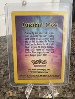 Ancient Mew Holofoil 2000 Movie Promo Pokemon TCG - Image 2