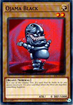 Ojama Black IOC-EN002 Yu-Gi-Oh! Near Mint 25th - Image 1