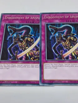 MZTM-EN104 Embodiment of Apophis : Rare Card : 1st Edition : YuGiOh TCG - Image 1