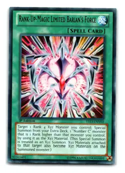 Rank-Up-Magic Limited Barian's Force YS13-ENV02 1st Edition Ultra Rare NM - Image 1