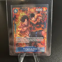 One Piece Portgas.D.Ace OP08-052 Treasure Rare - Image 1