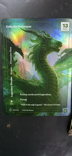 Wonders Of The First FF, M LEGENDARY GOLU THE DESTROYER Cots . 2 CB packs - Image 2