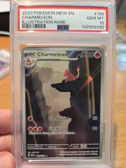 Charmeleon 169/165 PSA 10 Pokemon 151 illustration rare Card GEM MINT - Image 1